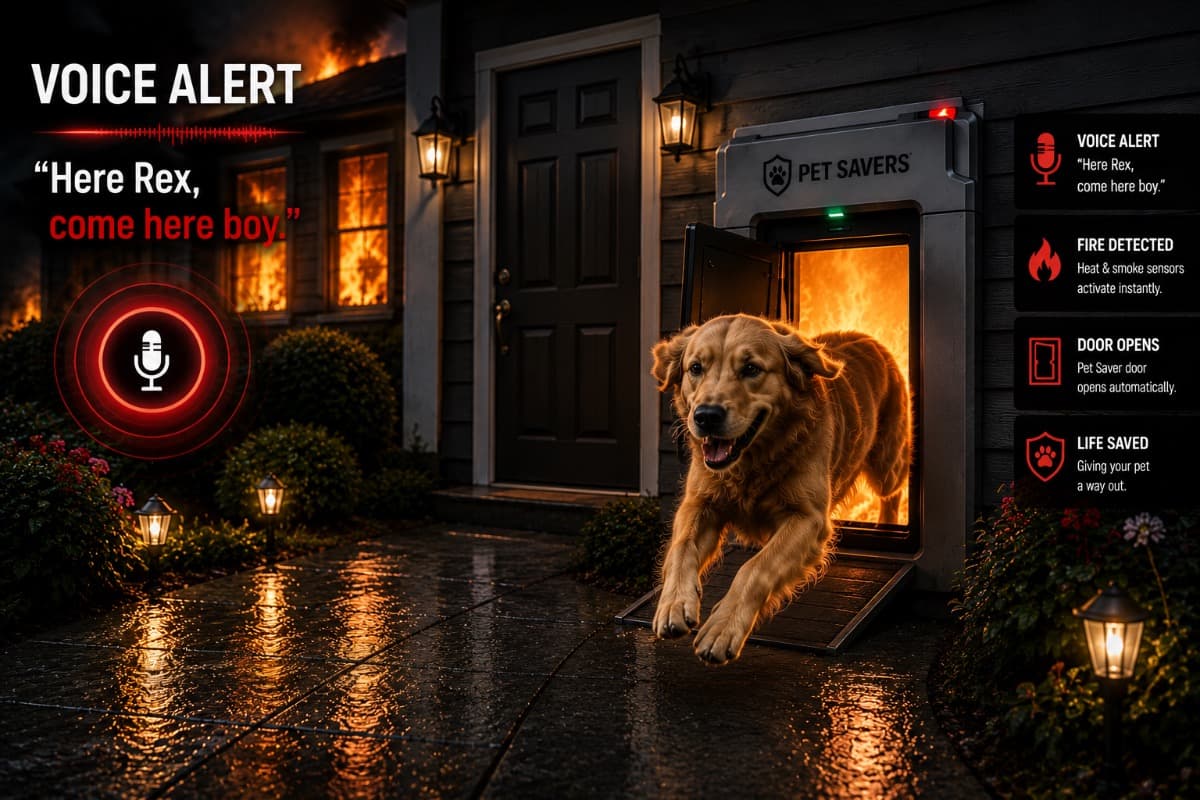 Pet Savers alert preview showing owner notifications